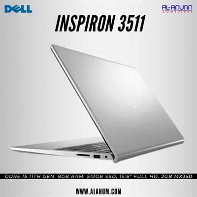 Dell Inspiron 3511, Ci5 11TH, 8Gb, 512GB SSD, 15.6" FHD, 2GB MX330, Dos, Silver