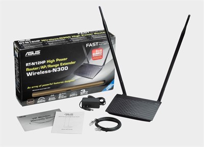 ASUS RT-N12HP B1	Wireless-N300 High Power 3-in-1 Router/AP/Range Extender