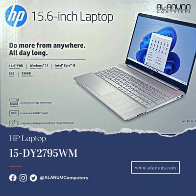 HP Notebook 15 DY2795wm, Ci5 11TH, 8Gb, 256GB SSD, 15.6" FHD, W11, Silver