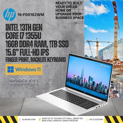 HP Laptop 15-fd0182wm - Core i7 13th Gen, 16GB RAM, 1TB SSD, 15.6" FHD IPS, Windows 11 - Silver