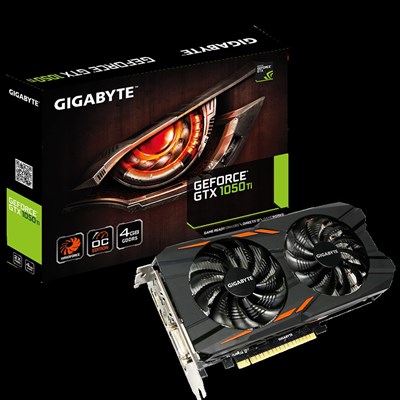 GIGABYTE GeForce® GTX 1050TI, 4GB GDDR5 128bit