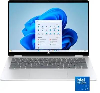 HP OmniBook 5 Flip 14-fp0023dx – Intel Core 7-150U (14th Gen), 16GB RAM, 512GB SSD, 14" 2K Touch Convertible, Backlit Keyboard, Windows 11 – Glacier Gray | Al Anum Karachi