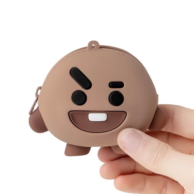 BTS - BT21 - Official Merch - Shooky Silicone Mini Pouch 