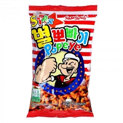 Korean Snacks - Star Popeye - 72g - Halal 
