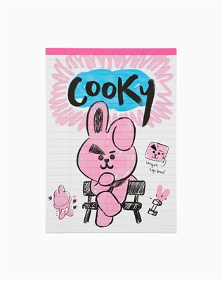 BTS - BT21 - Official Notepad - Cooky - B5 Size
