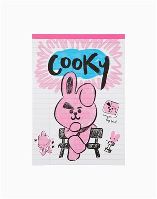 BTS - BT21 - Official B5 Notepad - Cooky