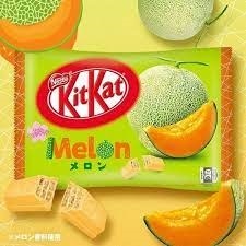Japanese Snacks - Japanese Kit Kat - Melon Flavored Chocolate - Mini Size - 1 bar