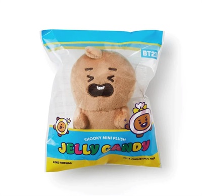 BT21 - Official Merch - Official Plush - Jelly Candy Shooky Plush 
