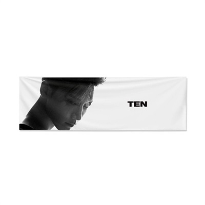 SUPERM - Ten - Official Fabric Slogan - 7.87"x23.6"