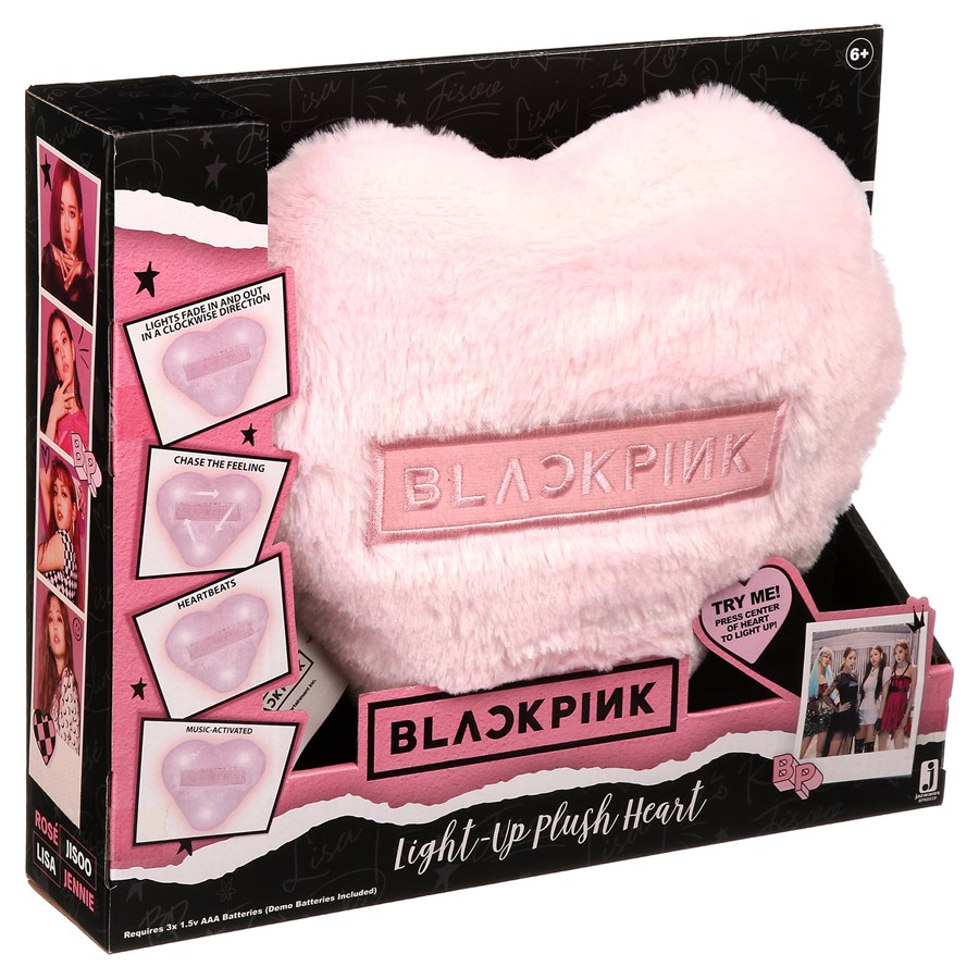 Blackpink Light Up Plush Heart Pillow Official in Pakistan for Rs. 3500.00 Daebak.Pk