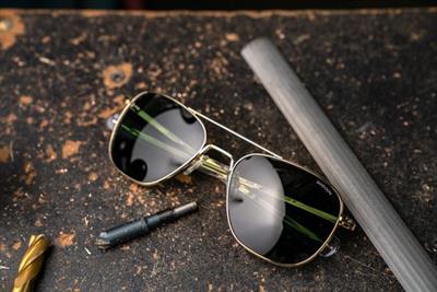 Rouge London Imperial Argent Sunglasses | Premium USA-Made Titanium Frame Shades