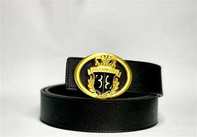 B-Dull Gold  Buckle Imported Belt 