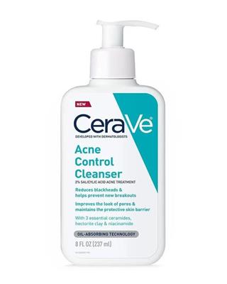 CeraVe Acne Control Cleanser - Gentle Yet Effective Cleansing for Clearer Skin
