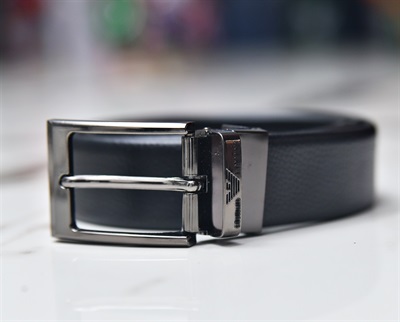  Rouge London Men's GE Design Decent Buckle and Leather Belt