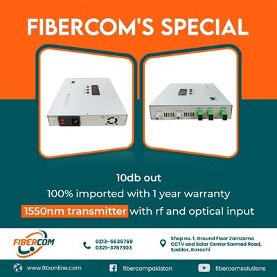FiberCom mini 1550nm transmitter 10dbm