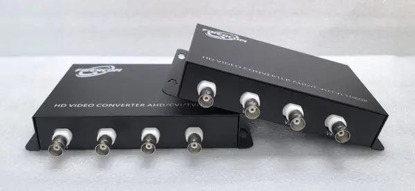 4 Port Video to Fiber Converter 1080P