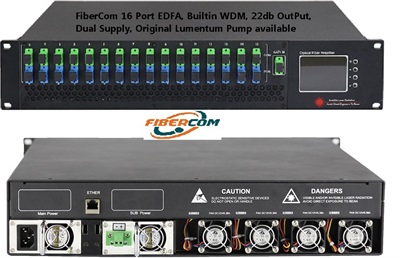 FiberCom 16 Port 22Dbm EDFA