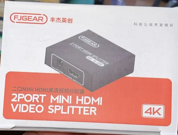 FJ Gear Brand 4K HDMi 1x2 SPlitter 