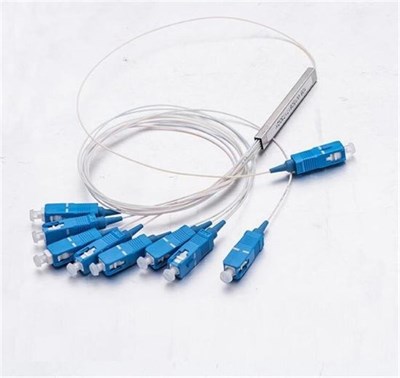 PLC SPLITTER WITH CONNECTOR 1X8 SC-UPC