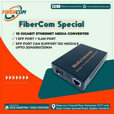 FiberCom 10G media converter