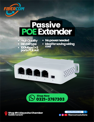 PoE Extender 1+3 Passive