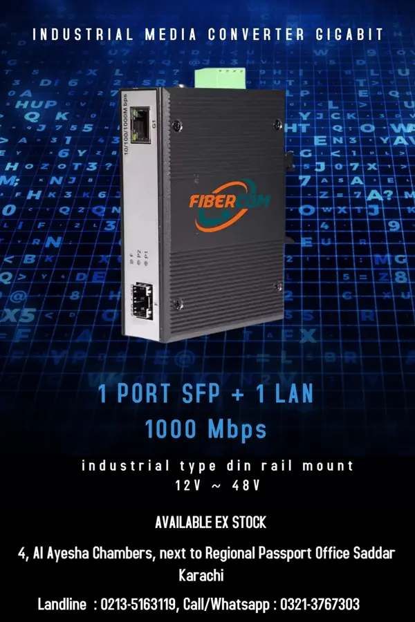 Industrial 1SFP+1LAN Media
