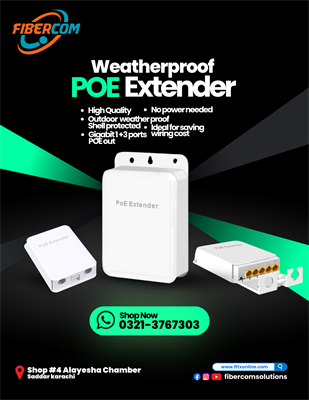 PoE Extender 1+3 Weatherproof