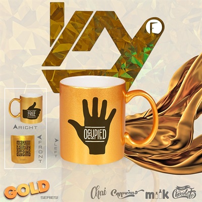 Make Today Amazing / Occupied (Gold Mug)