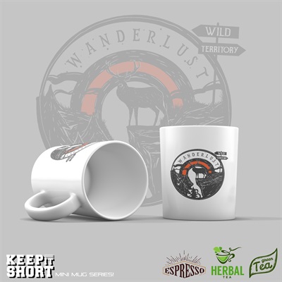 " WanderLust " Mini (Exclusive 7oz Size) Mug 