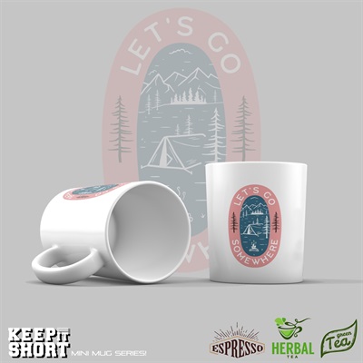 " Let's Go Somewhere " Mini (Exclusive 7oz Size) Mug