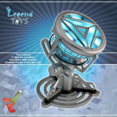 Toys Legend - 1:1 (Marvel Iron Man) Tony Stark - ARC Reactor (Cosplay/Props) (LED Light-Up)