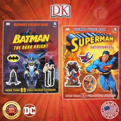 DC Comics - Ultimate Sticker Adventures (Batman Dark Knight & Superman Superpowers) (Set of 2)