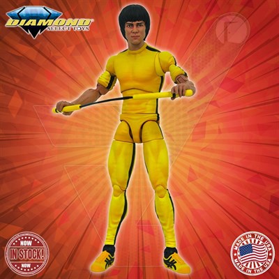Diamond Select Toys -Bruce Lee Select - (Yellow Jumpsuit) Figure
