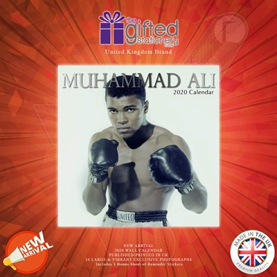 Muhammad Ali (Icons) (Branded 2020 Wall Calendar) By The Gifted Stationary Co. Ltd. UK