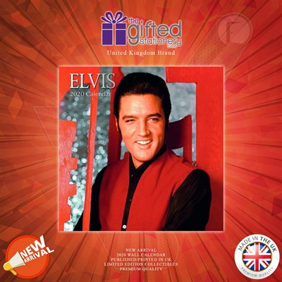 Elvis (Icons) (Branded 2020 Wall Calendar) By The Gifted Stationary Co. Ltd. UK