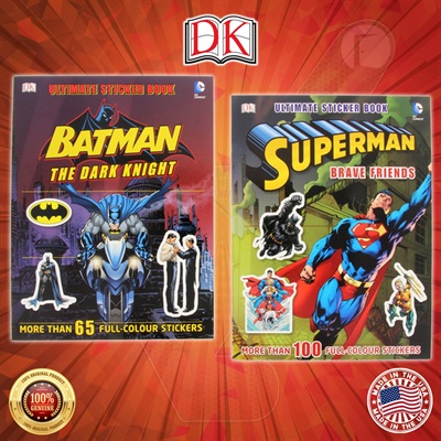 DC Comics - Ultimate Sticker Adventures (Batman Gotham City & Superman Metropolis) (Set of 2)