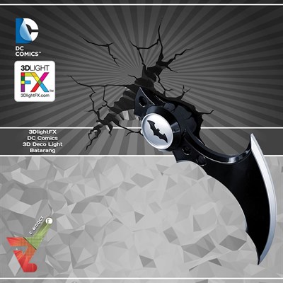 3DlightFX - DC Comics 3D Deco Light - Batarang