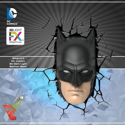 3DlightFX - DC Comics 3D Deco Light - Batman Mask