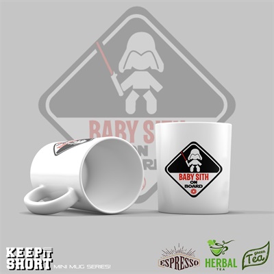 " Baby Sith On Board " Mini (Exclusive 7oz Size) Mug