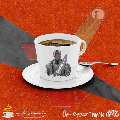 Friday The 13th Art (Premium) Cup With Saucer
