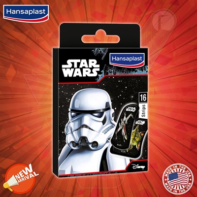 Hansaplast - Disney Star Wars Bandages - Mix A (16 Strips Per Pack)