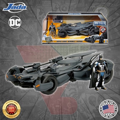 Jada Toys - Justice League Metals - Die Cast (1/24 Scale) - Batmobile & Batman Figure