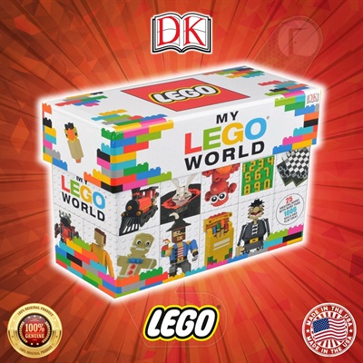 DK LEGO - My LEGO World (25 Books Collection Box Set With More Than 1000 Build & Play Ideas)