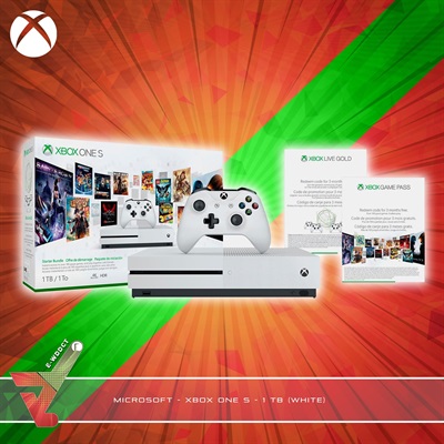 Microsoft - Xbox One S - 1 TB (White)