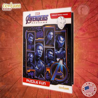 Centum Books Ltd UK - Marvel Avengers Endgame Puzzle Fun (Nebula Mask Inside)