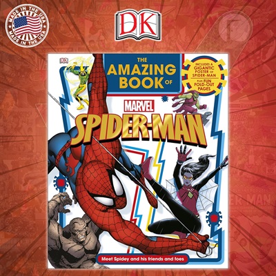 DK - The Amazing Book of Marvel Spider-Man (Hardcover) - With Gigantic Poster