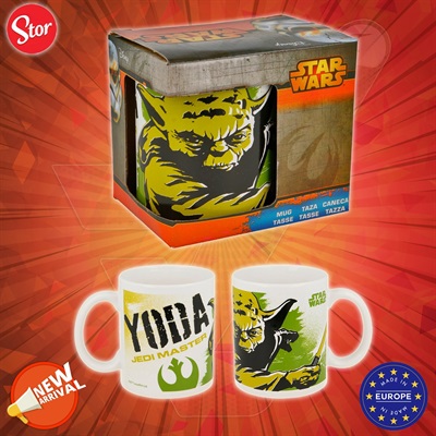 STOR (Spanish brand) - Star Wars - Yoda Ceramic Mug (11 oz) in Gift Box