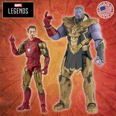 Marvel Legends - Avengers: Endgame The Infinity Saga Iron Man Mark 85 & Thanos (2-Pack)