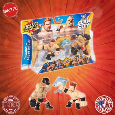 Mattel - WWE Rumblers: Slam City - Sheamus vs. Brock Lesnar (Set)
