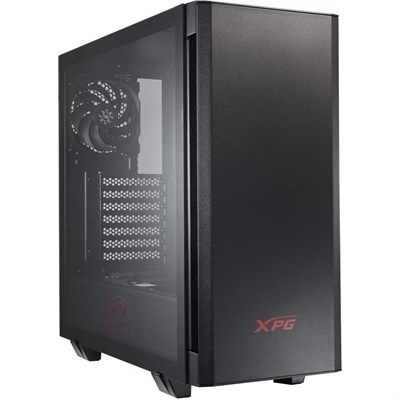 XPG Invader Mid-Tower Brushed Aluminum PC Case Black